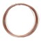 The Beadsmith Half-Round Craft Wire - Medium Temper Beading Wire, Rose Gold Color, 21 Gauge, 4 Yards